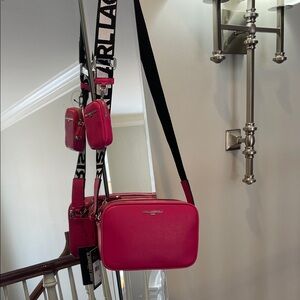 Karl Lagerfeld Pink Crossbody Bag
